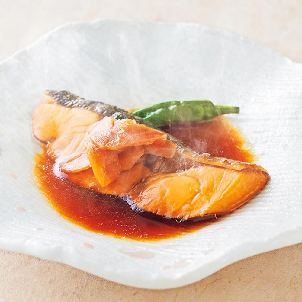 Simmered yellowtail with ginger