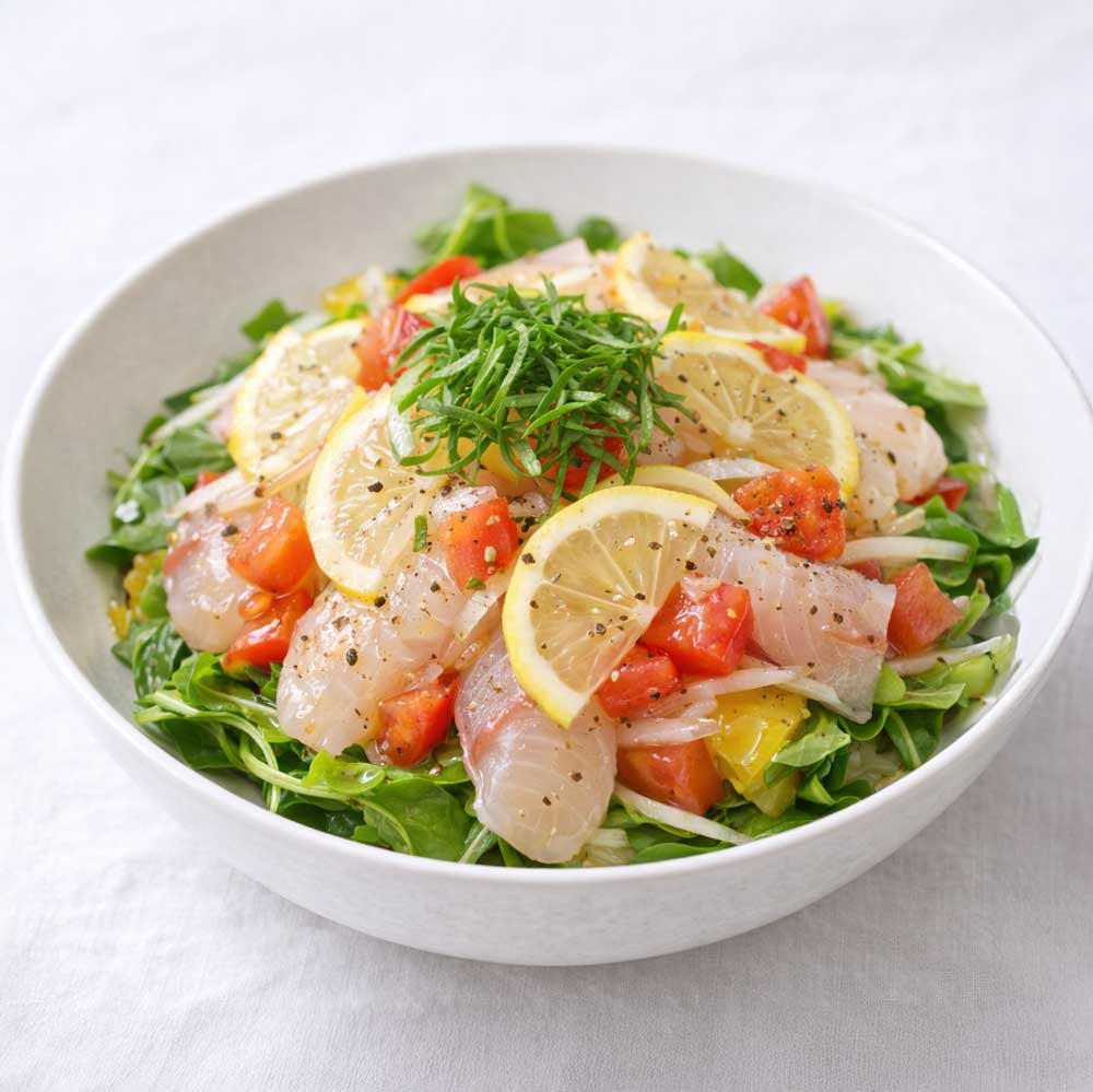 Sea bream marinated in lemon