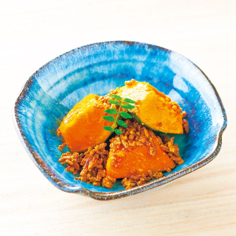 Minced meat and pumpkin simmered in honey