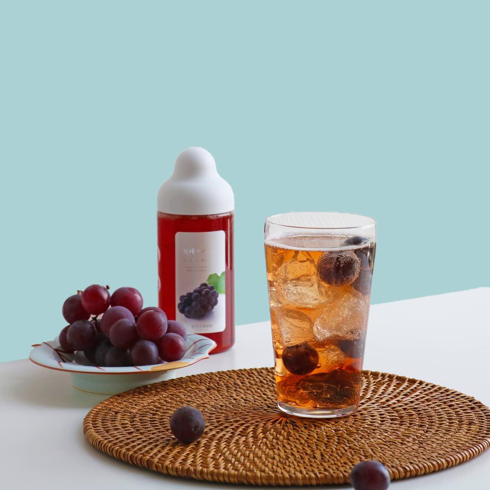 [Gift Set] Fruit Juice & Honey (300g) × 4 bottles (Yuzu, Blueberry, Kyoho Grape, Acerola) GA4P