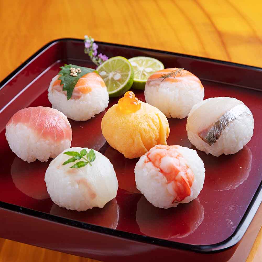 Colorful Temari Sushi