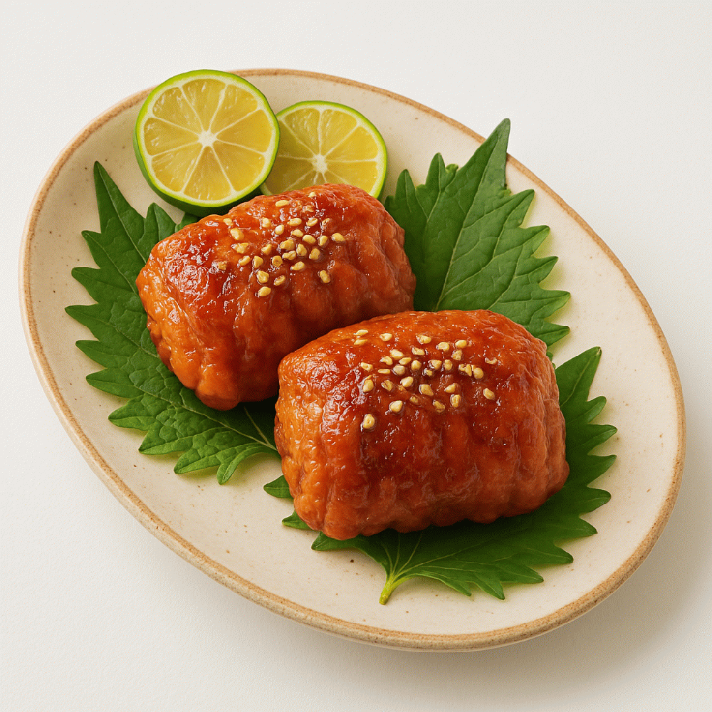 紫蘇芝士蜂蜜肉卷飯團