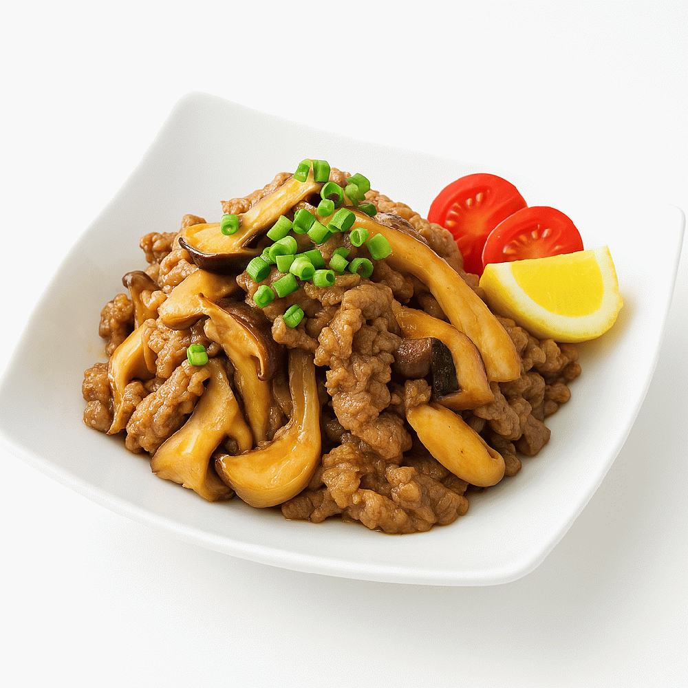 蜂蜜醬油炒牛肉蘑菇