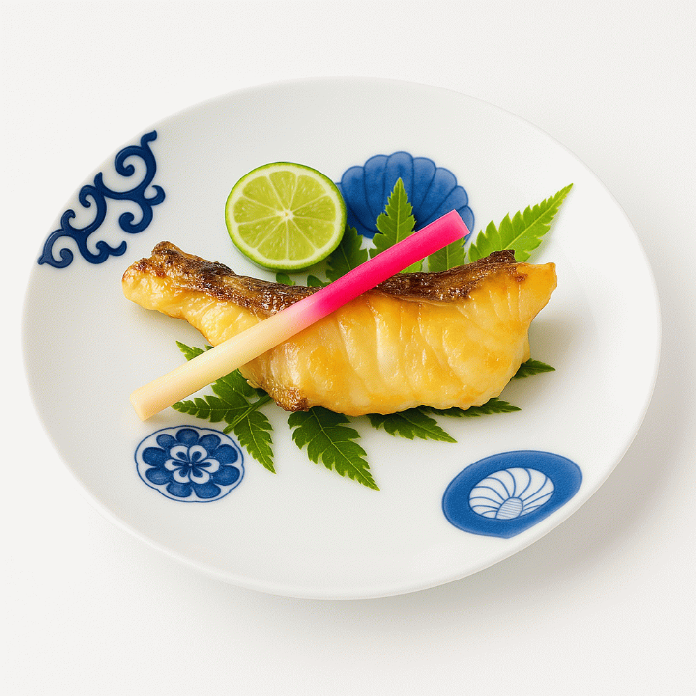 蜂蜜味增烤銀鱈魚