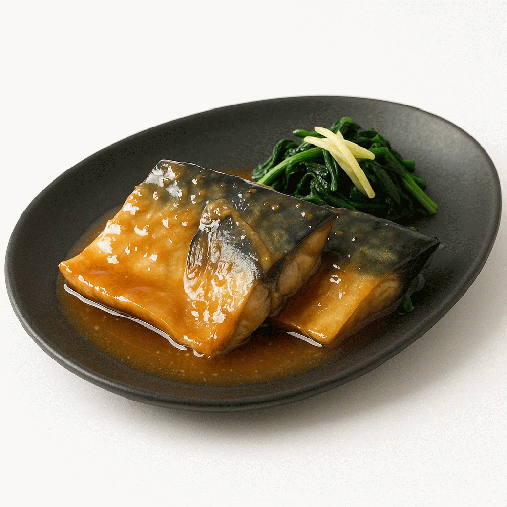 蜂蜜味增煮青花魚