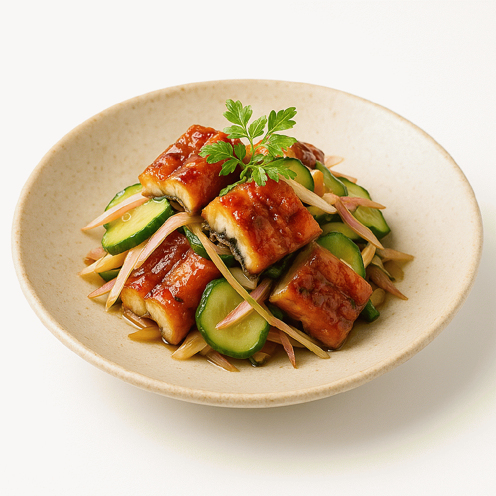 Uzak (eel and cucumber in vinegar)