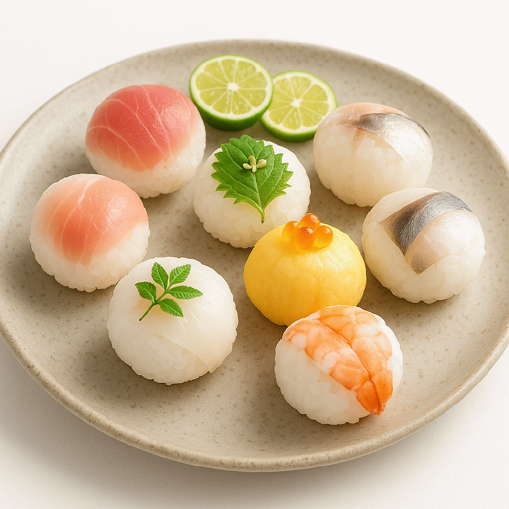 Colorful Temari Sushi