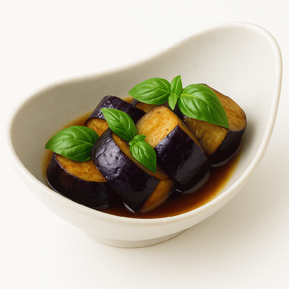 Deep-fried eggplant