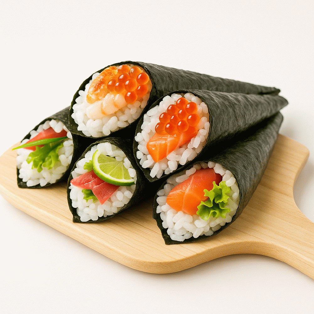 Honey Vinegar hand-rolled sushi