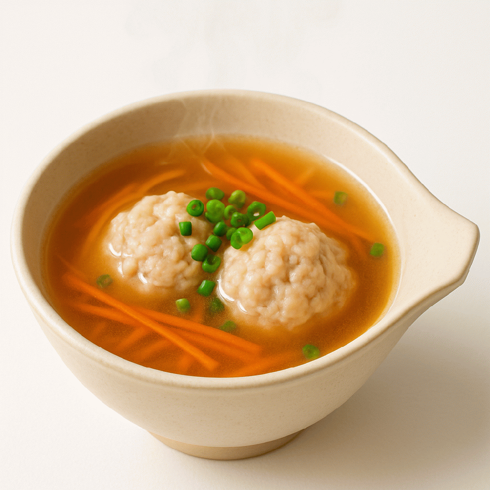 Chicken meatball soup
