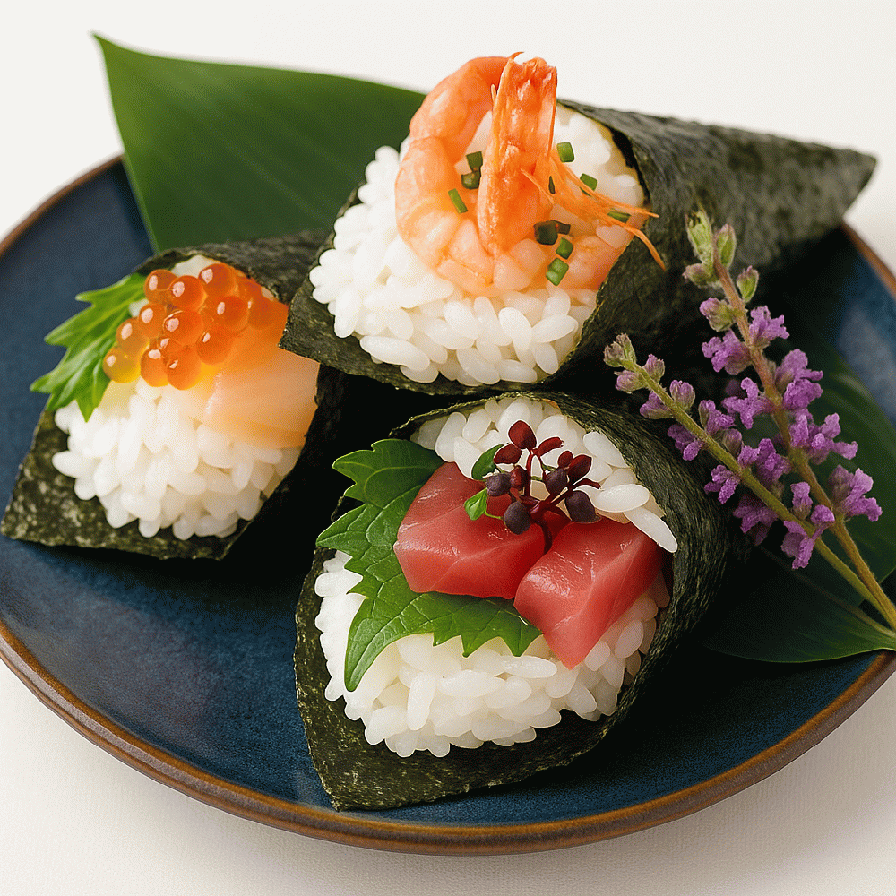 Hand-rolled sushi