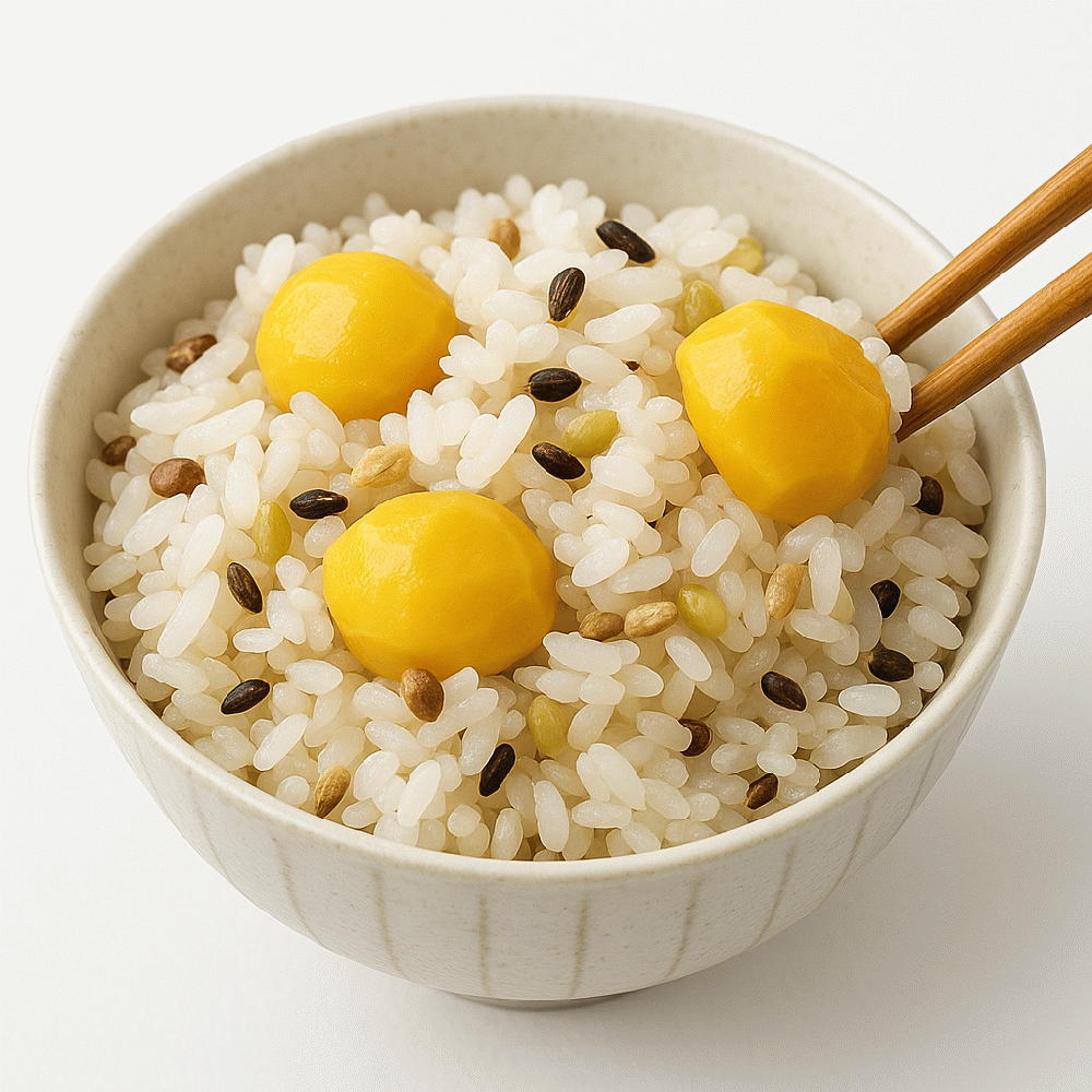 Chestnut rice with 17 17 Mixed Grains Including Milk Vetch Rice