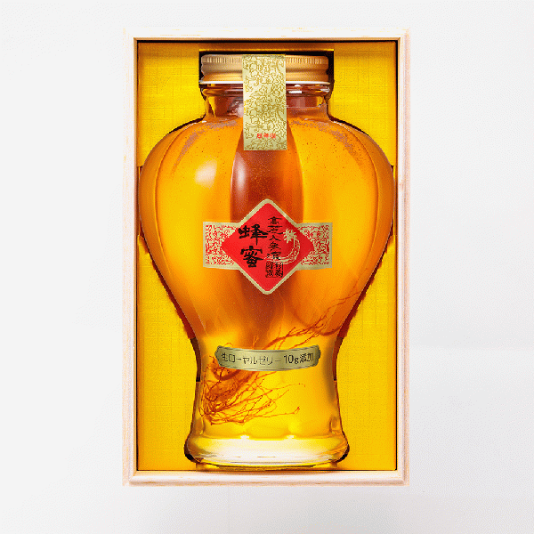 Six-year-old Root Ginseng Pickled in Honey (10g of Fresh Royal Jelly added, 1480g) C80