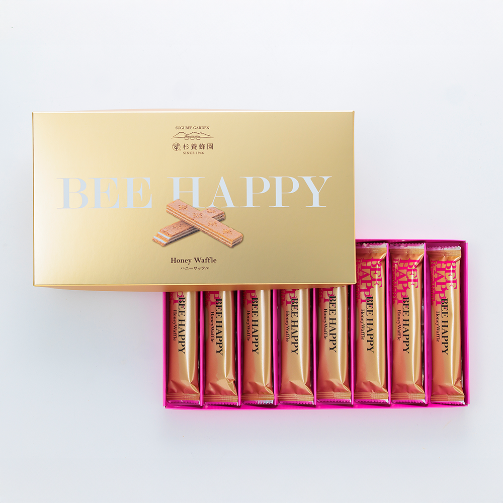 BEE HAPPY Honey Waffle (1 box of 8)