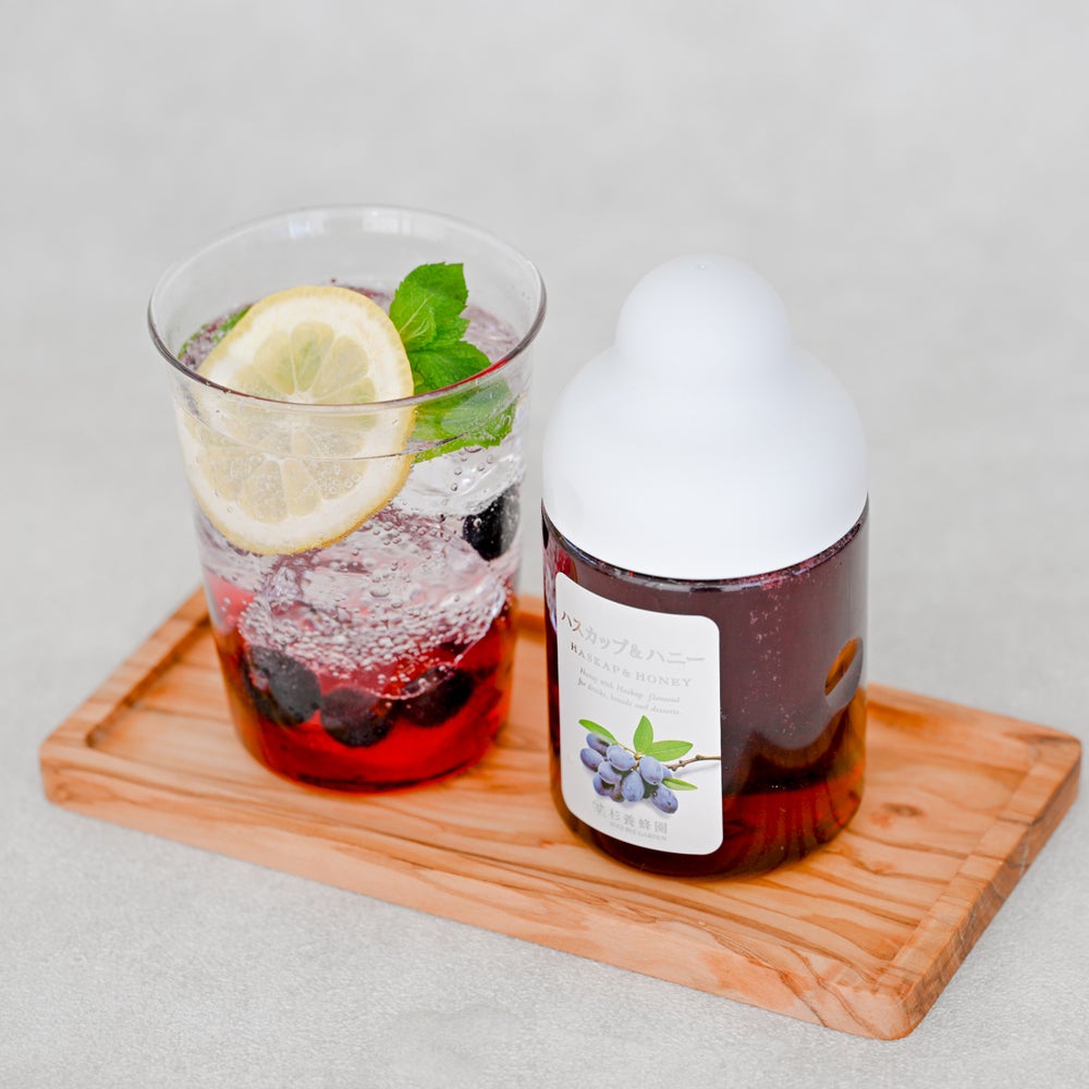 [Gift Set] Fruit Juice & Honey (300g) x 5 (Blueberry, Yuzu, Strawberry, Shine Muscat, Haskap) ISH5P
