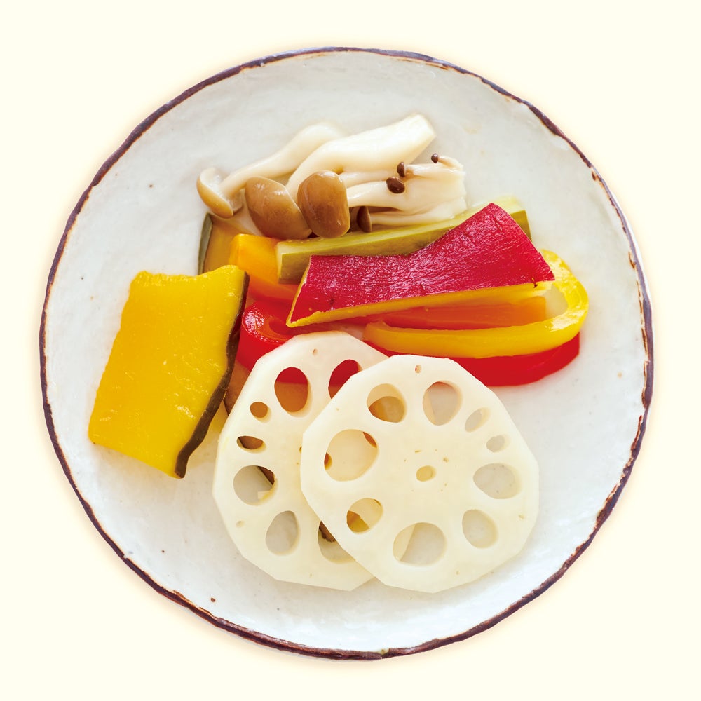 Pickles of autumn vegetables