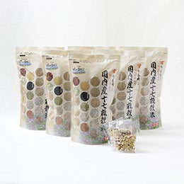 6 pack set of 17 17 Mixed Grains Including Milk Vetch Rice with lotus rice