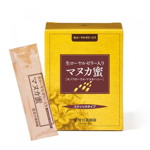 Manuka honey with raw royal jelly, stick type, 3% royal jelly (5g x 45 sticks)