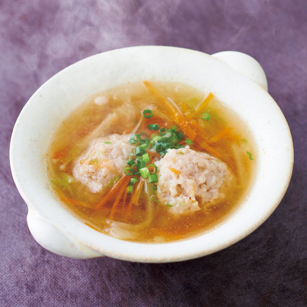 Chicken meatball soup